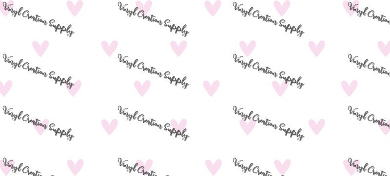 Mini Hearts– Printed Libby Wrap (9.5" x 4.3" UV DTF) - Vinyl Creation Supply