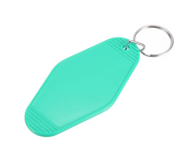 Blank Vintage Hotel Keychains