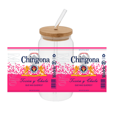 Modelo Pink Transparent– Printed Libby Wrap (9.5" x 4.3" UV DTF) - Vinyl Creation Supply