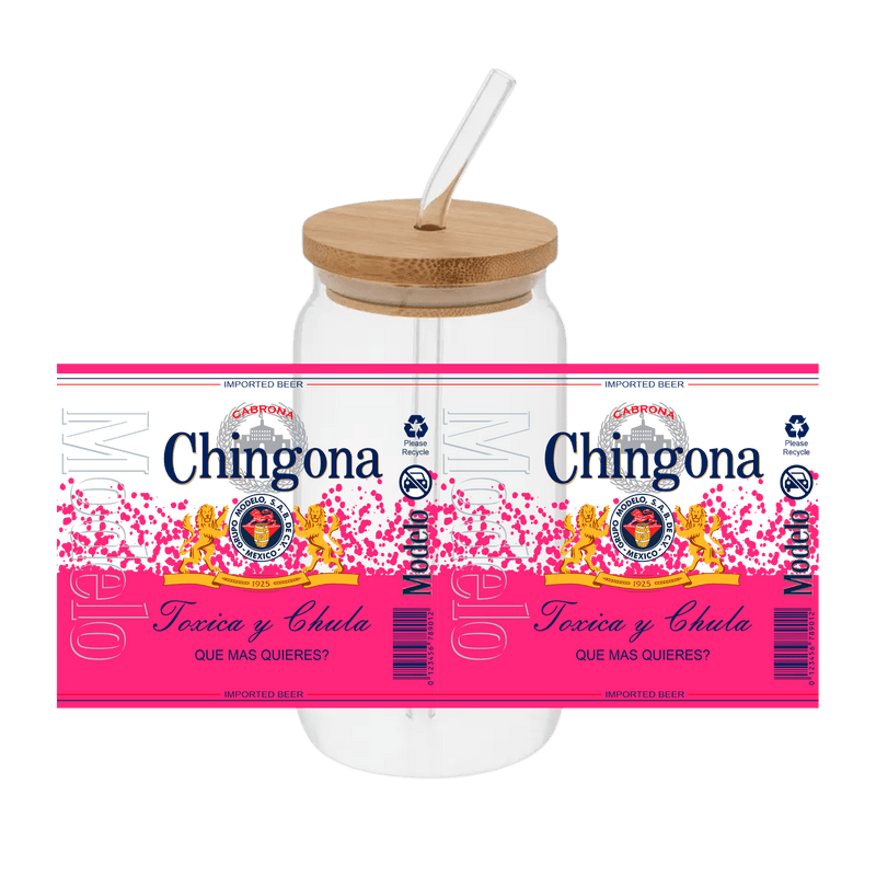 Modelo Pink Transparent– Printed Libby Wrap (9.5" x 4.3" UV DTF) - Vinyl Creation Supply