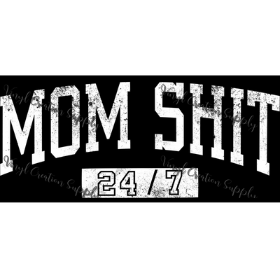 Mom 247 White Grunge - Vinyl Creation Supply