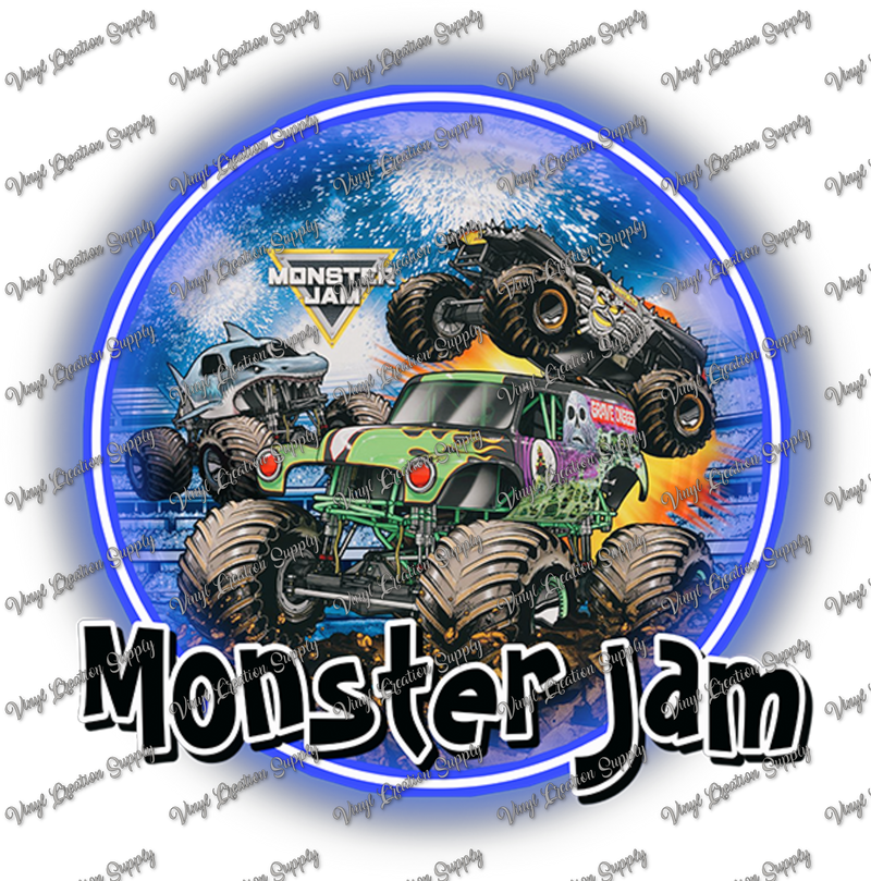 Monster Jam Blue Circle 2