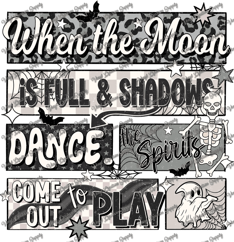 Moon is Full - Vinyl Creation Supply