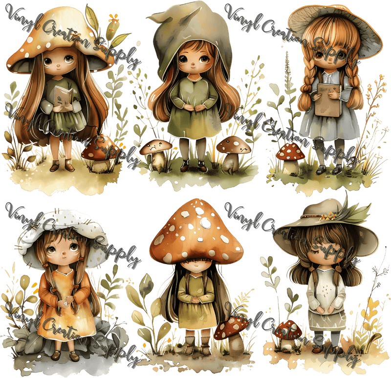 Mushrooms 1 - Vinyl Creation Supply