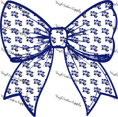 NC Eagles Logo Bow - Vinyl Creation Supply
