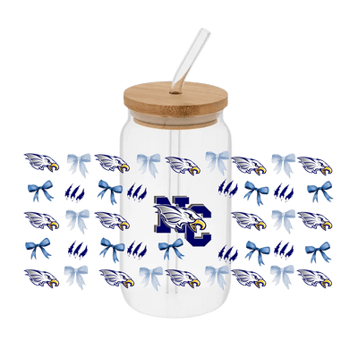 NC Eagles – Printed Libby Wrap (9.5" x 4.3" UV DTF) - Vinyl Creation Supply