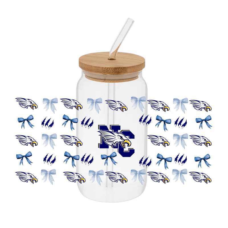 NC Eagles – Printed Libby Wrap (9.5" x 4.3" UV DTF) - Vinyl Creation Supply