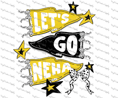 NEHA Pennant Flags - Vinyl Creation Supply
