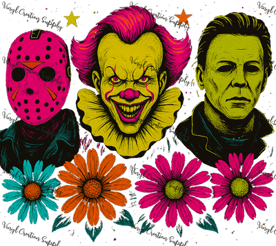 Neon Horror Characters - Vinyl Creation Supply