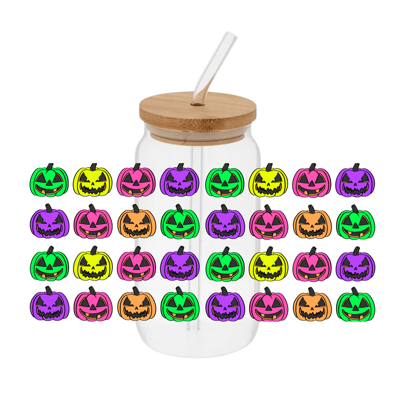 Neon Pumpkins – Printed Wrap - Vinyl Creation Supply