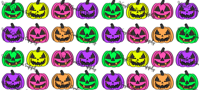 Neon Pumpkins – Printed Wrap - Vinyl Creation Supply