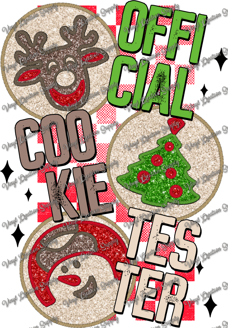 Official Cookie Tester Christmas