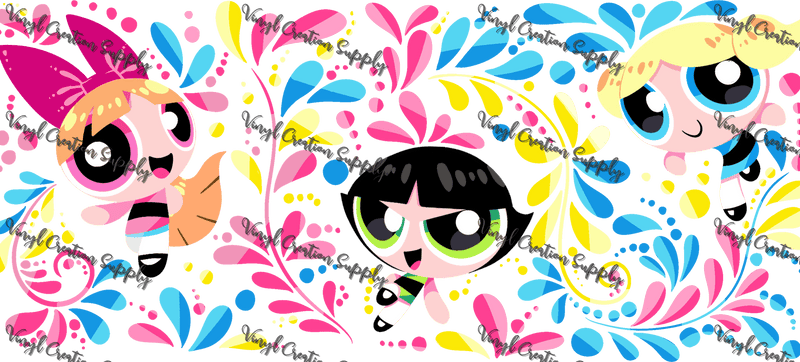 PP Girls Wrap – Printed Libby Wrap (9.5" x 4.3" UV DTF) - Vinyl Creation Supply