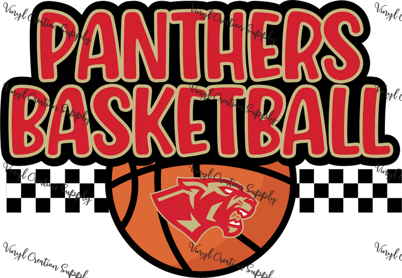 Panthers Basketball - Vinyl Creation Supply