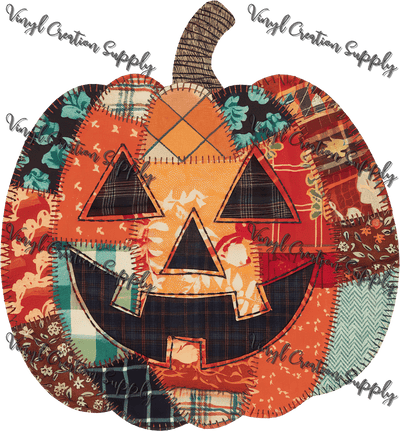 Patchwork Pumpkin - Vinyl Creation Supply