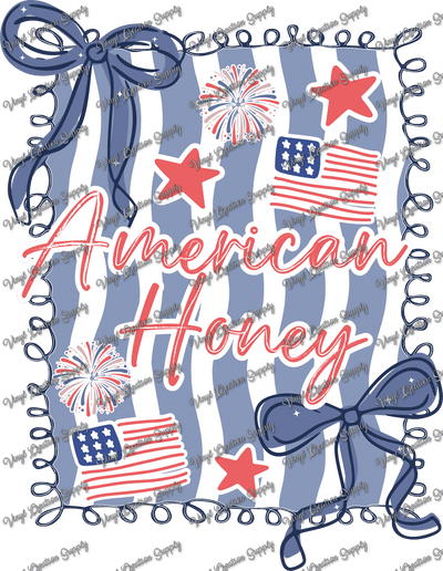 Patriotic American Honey Combo - Vinyl Creation Supply