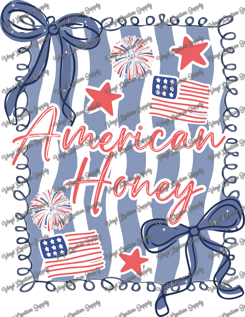 Patriotic American Honey Combo - Vinyl Creation Supply