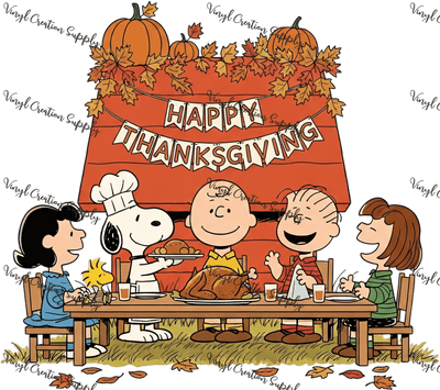 Peanuts Thanksgiving - Vinyl Creation Supply