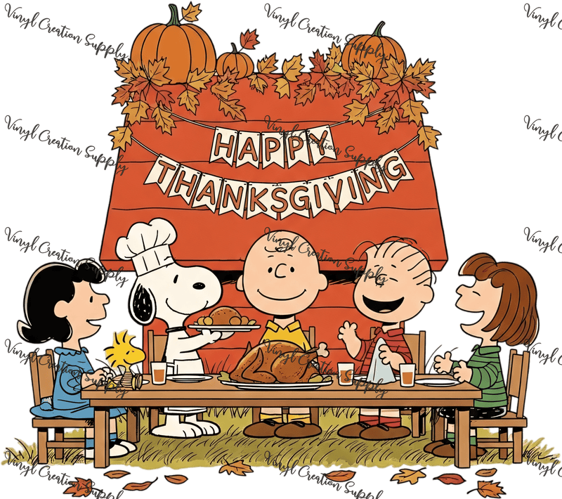 Peanuts Thanksgiving - Vinyl Creation Supply