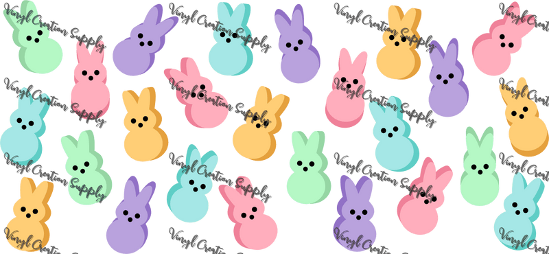 Peeps – Printed Libby Wrap (9.5" x 4.3" UV DTF) - Vinyl Creation Supply