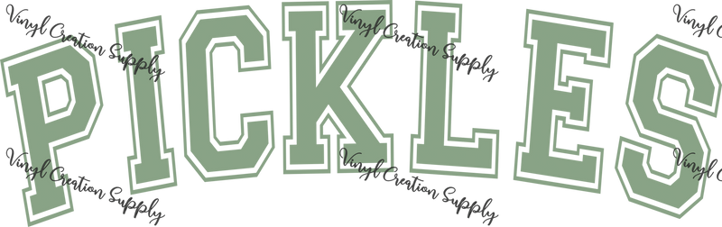 Pickles - Vinyl Creation Supply