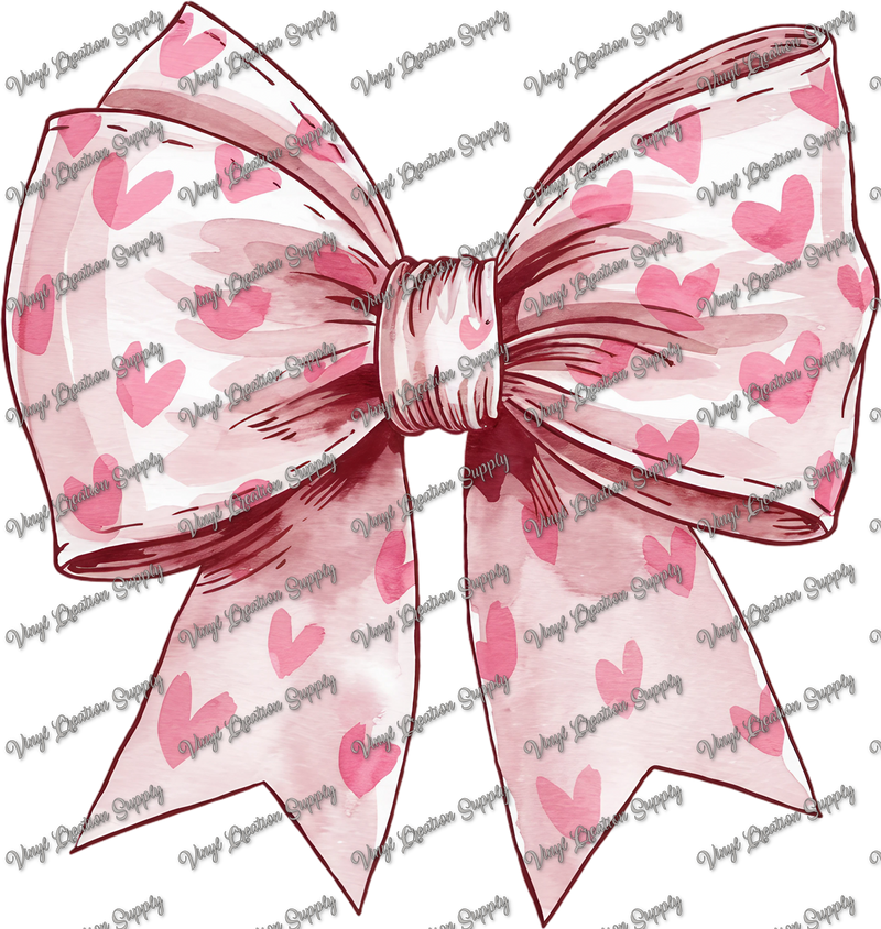 Pink Valentines Bow