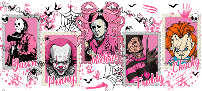 Pink Horror Characters - Vinyl Creation Supply