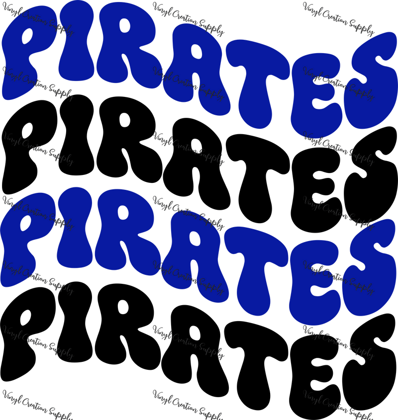 Pirates x4 Wave - Vinyl Creation Supply