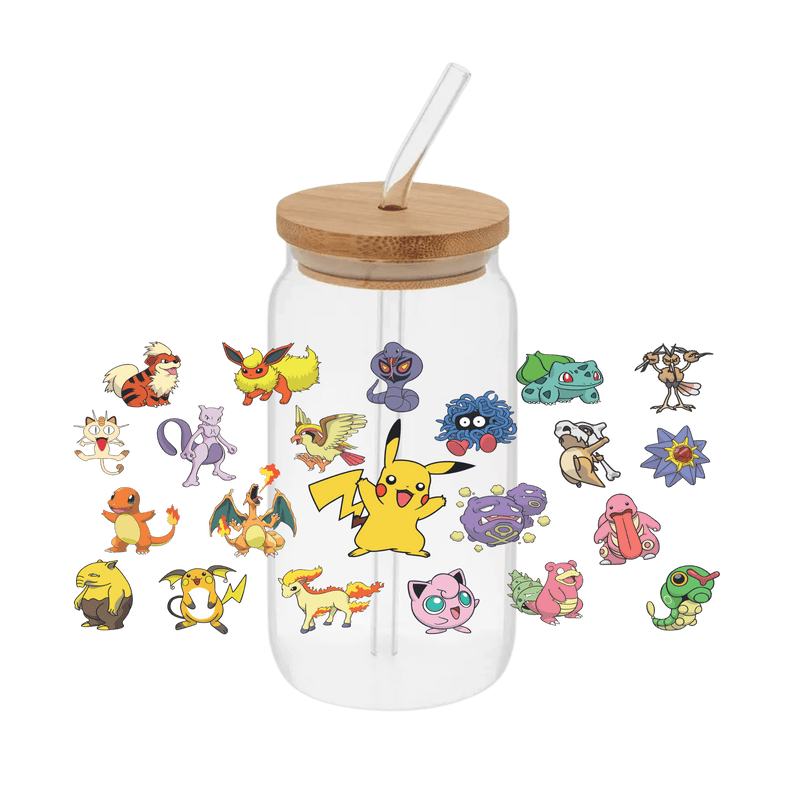 Pokemon – Printed Libby Wrap (9.5" x 4.3" UV DTF) - Vinyl Creation Supply