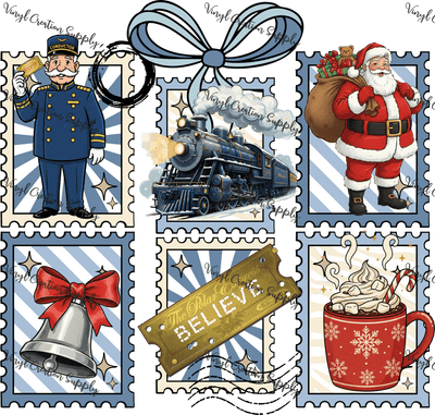 Polar Express Collage 2 - Vinyl Creation Supply