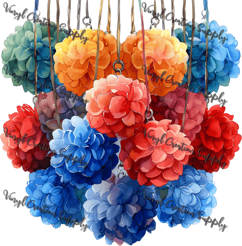 Pom Poms - Vinyl Creation Supply
