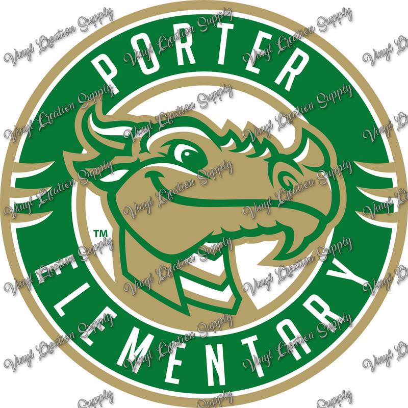 Porter Dragon Logo Circle