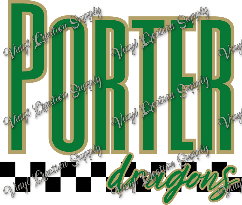 Porter Dragon Checkered