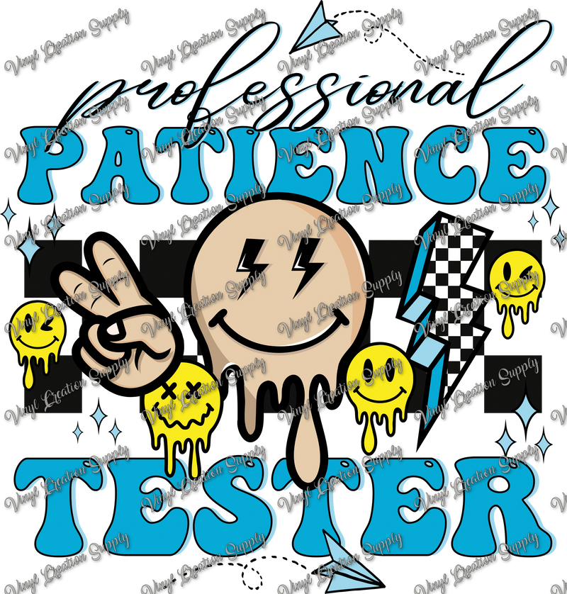 Professional Patience Tester Smiley Black