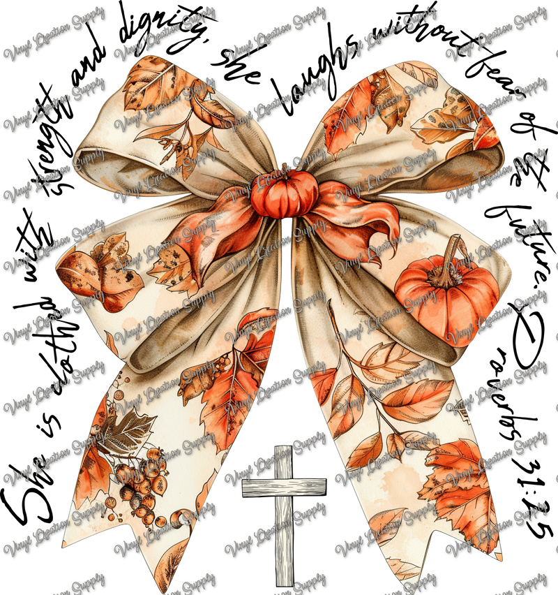 Proverbs 31 Fall Bow