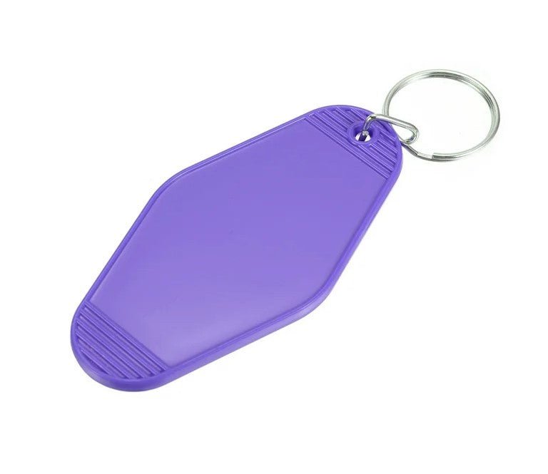 Blank Vintage Hotel Keychains - Vinyl Creation Supply