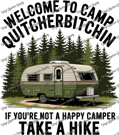 Quitcherbitchin Camper - Vinyl Creation Supply