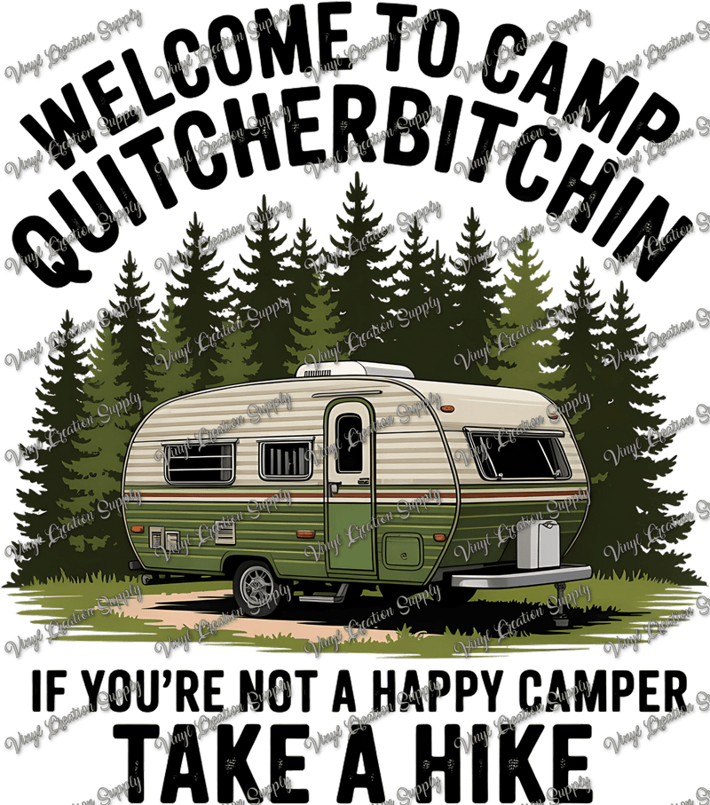Quitcherbitchin Camper - Vinyl Creation Supply
