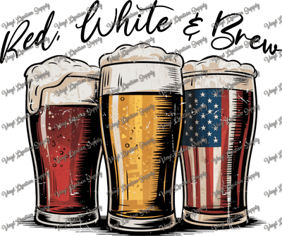 Red, White & Brew - Vinyl Creation Supply