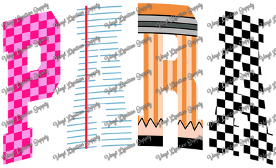 Retro Para Checkered - Vinyl Creation Supply