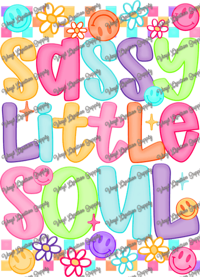 Sassy Little Soul Colorful - Vinyl Creation Supply