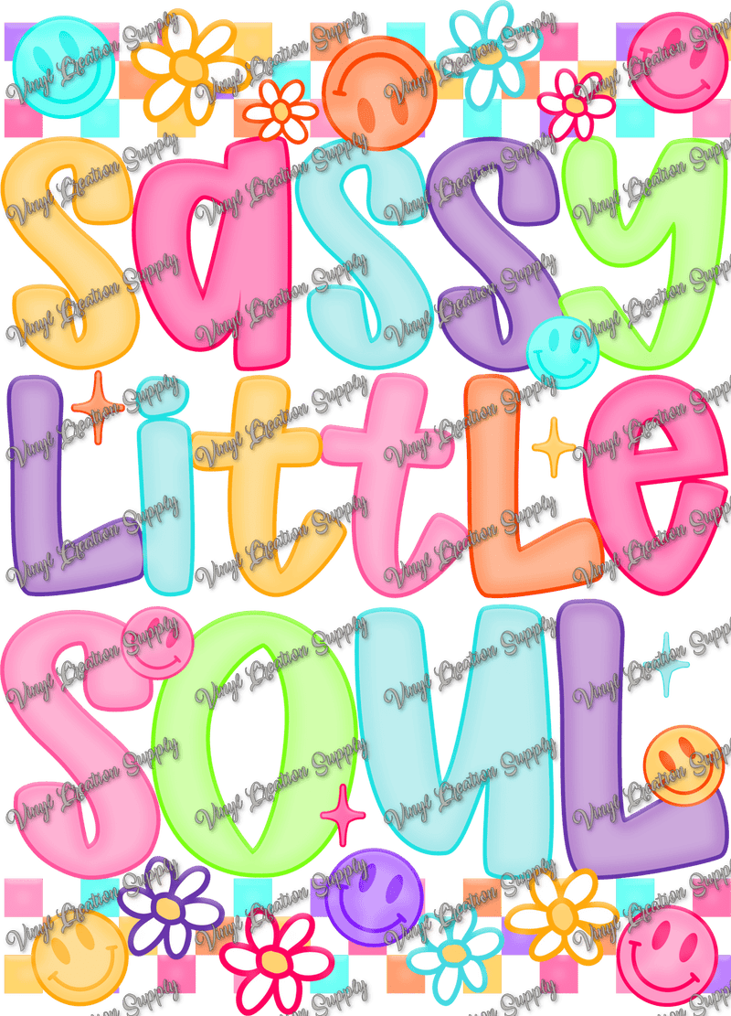 Sassy Little Soul Colorful - Vinyl Creation Supply