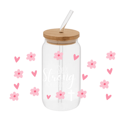 She is Strong Floral – Printed Wrap - Vinyl Creation Supply