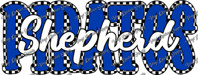 Shepherd Pirates Checkered - Vinyl Creation Supply