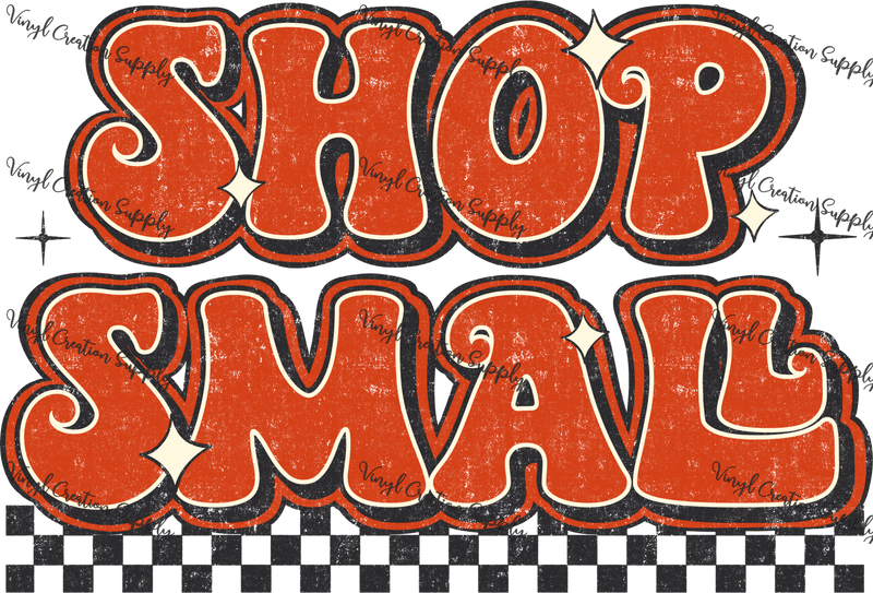 Shop Small Red - Vinyl Creation Supply