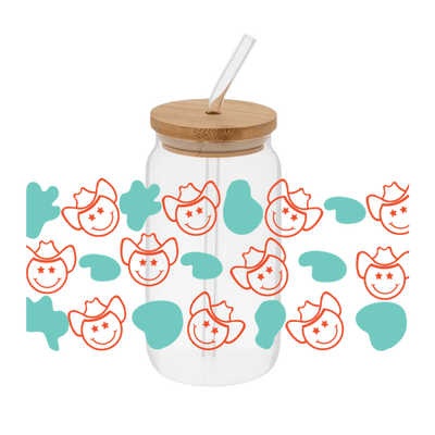 Smiley Western– Printed Wrap - Vinyl Creation Supply