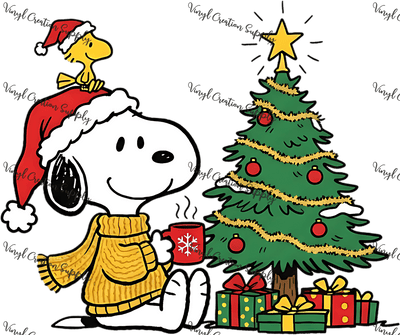 Snoopy Christmas 1 - Vinyl Creation Supply