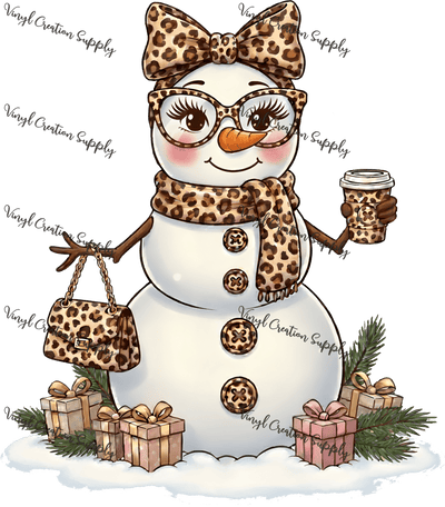 Snow Diva Cheetah - Vinyl Creation Supply