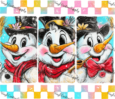 Snowman Collage - Vinyl Creation Supply
