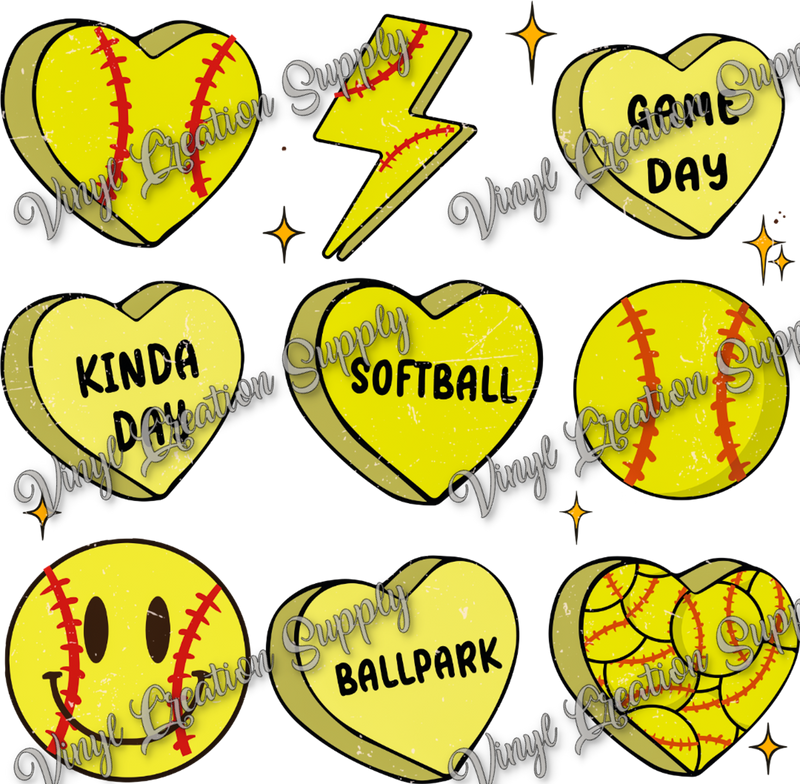Softball Collage